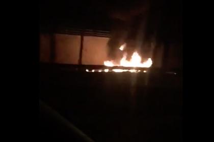 Возгорание около аэропорта в Багдаде