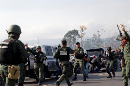 Венесуэльские военные в Каракасе