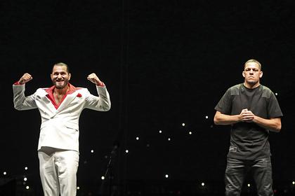 Хорхе Масвидаль (слева) и Нэйт Диас