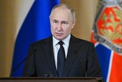 «Покараем каждого». Путин заявил, что террористам готовили «окно» на Украине. Он пообещал возмездие за атаку на «Крокус» 