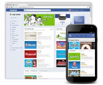 Facebook запустил магазин социальных приложений App Center