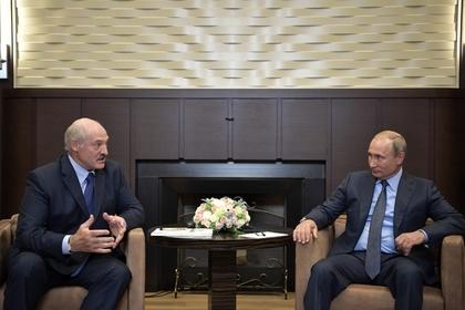 Александр Лукашенко и Владимир Путин