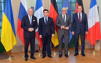 Главы МИД «нормандской четверки» на встрече в Берлине