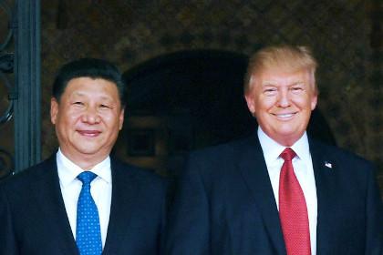 Си Цзиньпин и Дональд Трамп