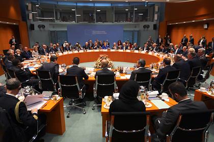 Участники международной конференции по Ливии в Берлине