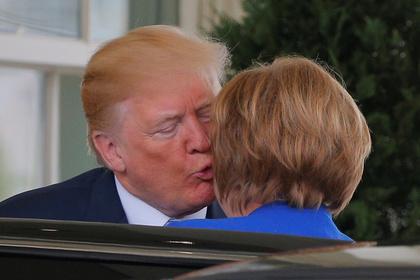 Дональд Трамп и Ангела Меркель