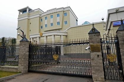 Здание посольства России в Белоруссии в городе Минске