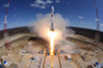 Ракета-носитель «Союз-2.1а» во время запуска