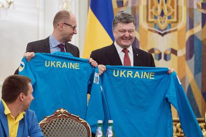 Арсений Яценюк и Петр Порошенко