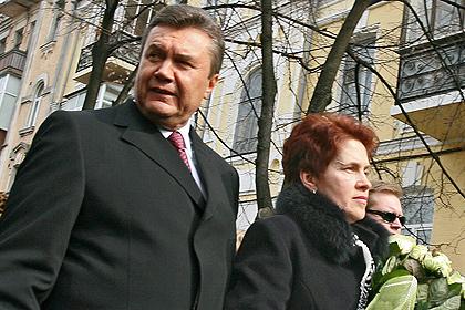 Виктор Янукович с супругой Людмилой