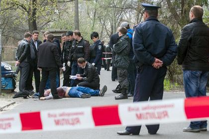 Место убийства Олеся Бузины