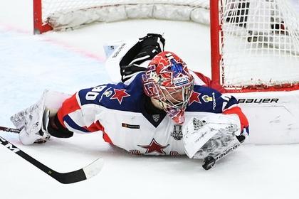 Вратарь ЦСКА Илья Сорокин