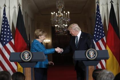 Ангела Меркель и Дональд Трамп