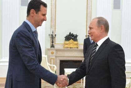 Башар Асад и Владимир Путин