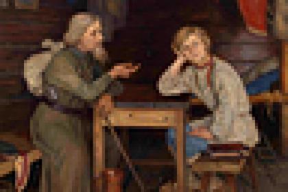 Николай Богданов-Бельский «Будущий инок», 1889 год