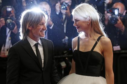 Николь Кидман и Кит Урбан на Каннском кинофестивале в 2017 году