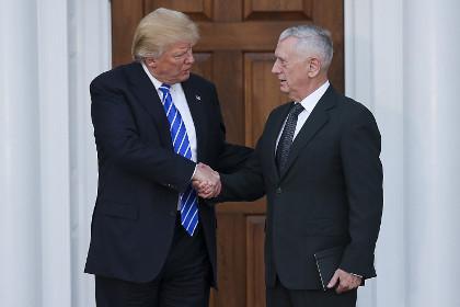 Дональд Трамп, Джеймс Маттис