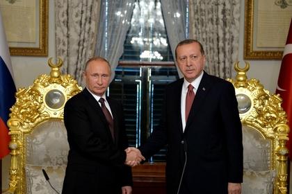 Владимир Путин и Реджеп Тайип Эрдоган