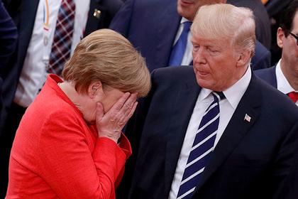 Ангела Меркель и Дональд Трамп