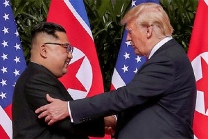 Время покажет Ким Чен Ын и Трамп творят историю без участия России. А так можно было?