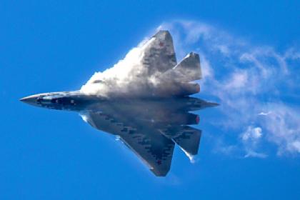 Первый серийный Су-57 разбился Истребитель пятого поколения проходил летные испытания