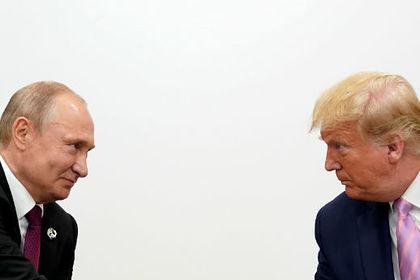 Владимир Путин и Дональд Трамп на саммите G20 в Осака, Япония 