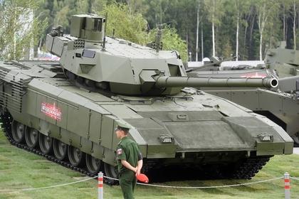 Танк Т-14 «Армата» на форуме «Армия-2018»
