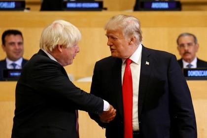 Борис Джонсон и Дональд Трамп