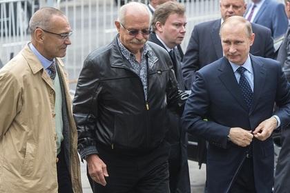 Андрей Кончаловский, Никита Михалков и Владимир Путин