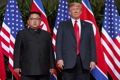 Ким Чен Ын и Дональд Трамп
