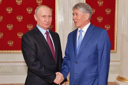 Владимир Путин, Алмазбек Атамбаев