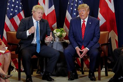 Борис Джонсон и Дональд Трамп