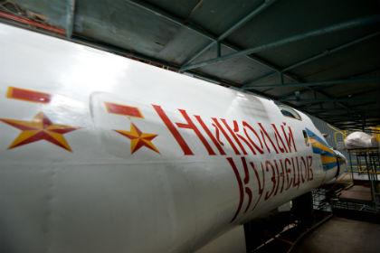 Ту-160 в цехе Казанского авиазавода