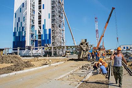 Строительство на космодроме Восточный