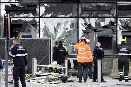 Место теракта в аэропорту Завентем