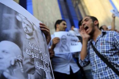 Протесты в Египте по поводу ареста журналистов