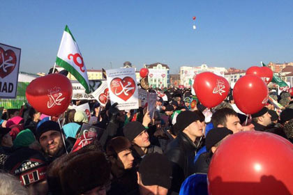 Митинг в Грозном