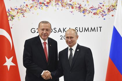 Владимир Путин и Реджеп Тайип Эрдоган