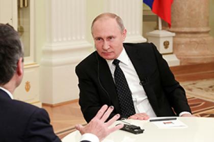 «Мы не против кого‑то, а за себя» Война в Сирии, предатель Скрипаль и поиск преемника: главное из интервью Путина FT