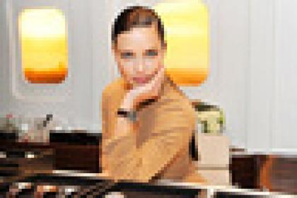 Адриана Лима у стенда IWC Schaffhausen