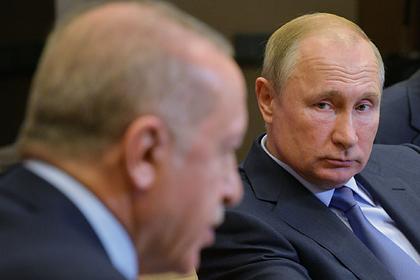 Реджеп Эрдоган и Владимир Путин
