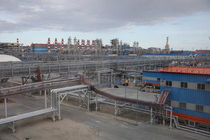 Территория завода по сжижению природного газа «Ямал СПГ»