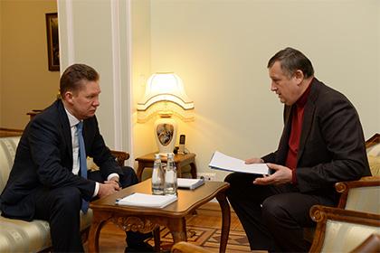 Алексей Миллер и Александр Дрозденко