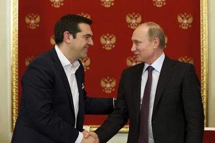 Алексис Ципрас и Владимир Путин