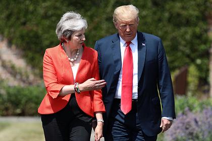 Тереза Мэй и Дональд Трамп
