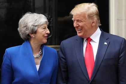 Тереза Мэй и Дональд Трамп