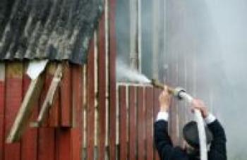 7 домов загорелись под Нижним Новгородом из-за печки в бане
