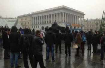 На Майдане осталось не более 50 человек протестующих